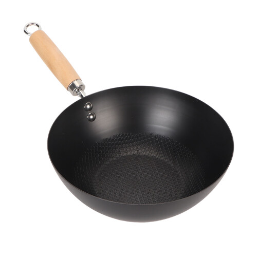 Wok για τηγάνισμα με αντικολλητική επιφάνεια, τηγάνι από χυτοσίδηρο με βάση από 2