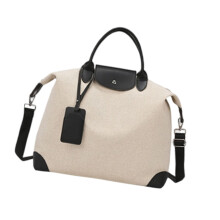 Comfortable Shoulder Bag for Fitness Yoga Trip Spacious-Black