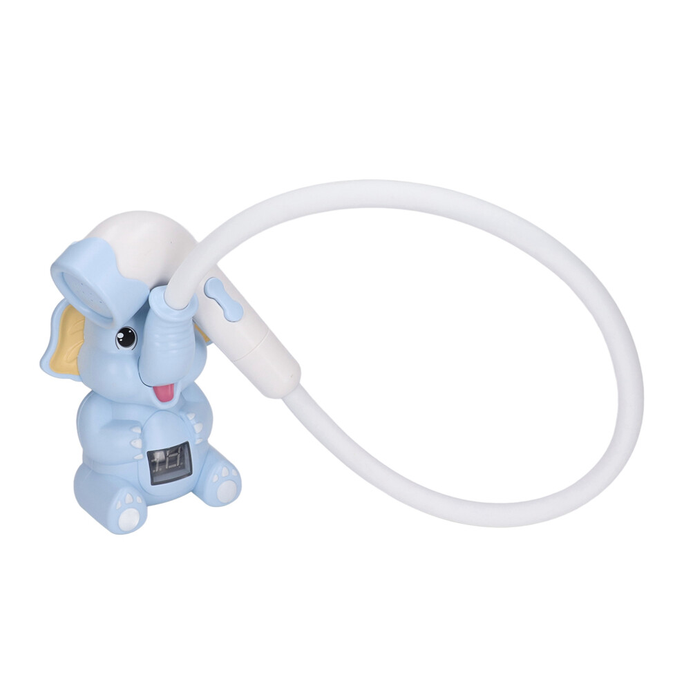 Baby Bath Shower Head with Thermometer, Animal Shape IPX7 Waterproof, Flexible Hose