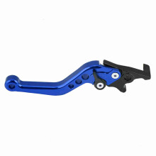 Premium CNC Blue Motorcycle Scooter Dual Disc Brake Levers Set