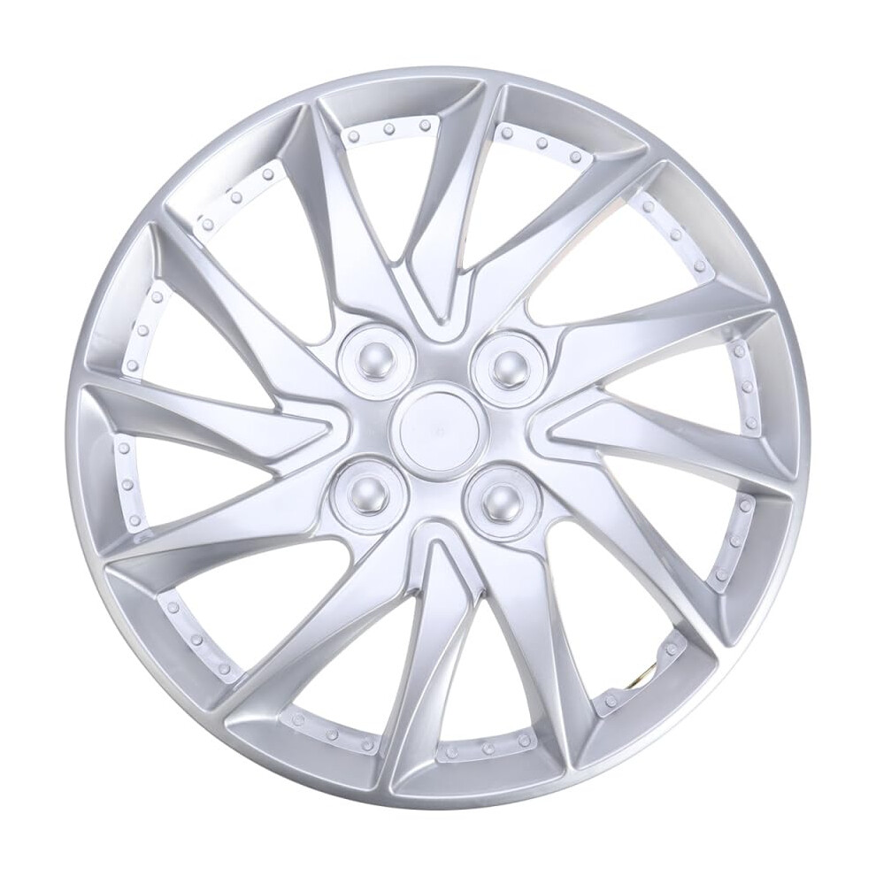 14 Inch Car Wheel Case Hubcap Wheel Trims Hub Cover Protective Case For Wheels Silver 9105992216680