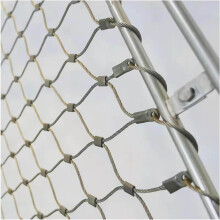 304 Stainless Steel Wire Rope Netting, Flexible Rope Mesh, Poultry Cage Net, Balcony Fence, Sizes L2.8xW5m; L9.18xW16.40ft