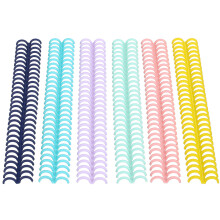 12Stk Bindungsspinne Mit 30 Ringen Für Lose Blatt Binder Diy Buchteile