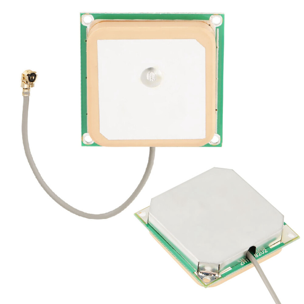 High Gain 28Db Gps Active Antenna Ceramic Patch 25X25x8mm Connector Compatible 7891362868659