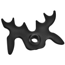 5 Stück schwarze Geweih-Kegelhalter für Billardtisch, langlebig & tragbar