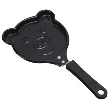 Cast Iron Mini Egg Frying Pan with Even Heating Performance, Strong and Durable Non-Stick Omelet Pans for Home Kitchens, Portable Camping Cooking Omel