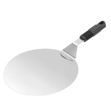 Pá de pizza profissional, utensílio de cozinha próprio para forno, espátula de pizza em aço inoxidável, durável e resistente, espátula de