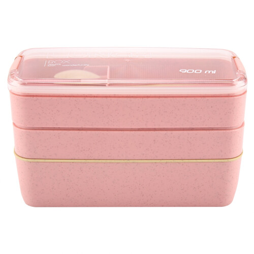 Meal Prep Mastery, το κουτί Bento χωρίς BPA προσφέρει επαναχρησιμοποιήσιμη άνεση, το ροζ