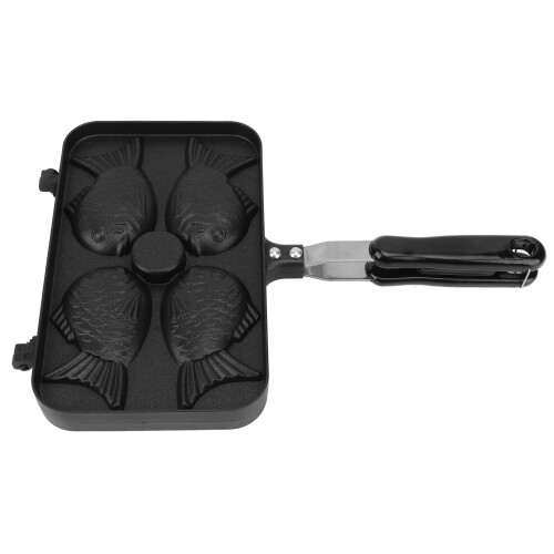 Ιαπωνική μηχανή Taiyaki, αντικολλητική πλάκα ψησίματος για βάφλες σε σχήμα ψαριού, 2