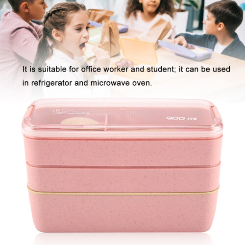 Meal Prep Mastery, το κουτί Bento χωρίς BPA προσφέρει επαναχρησιμοποιήσιμη άνεση, το ροζ 2