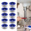 Αδιάβροχη ταινία στεγανοποίησης νήματος PTFE, στεγανοποιητικό αερίου και νερού, 1
