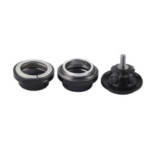 34mm Aluminiumlegierungs-Lenkervorbau für 28,6mm Gabel – Schwarz (Risiko)