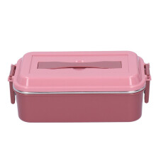 Recipiente versátil para el almuerzo, caja bento a prueba de fugas con sello de silicona reforzado para niños y adultos, compartimentos para