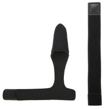 Anti-Tangle Neoprene Fishing Rod Glove with Protective Cap - Black