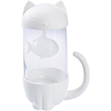 Teetasse mit Katzenmotiv und integriertem Teesieb. Edelstahl sorgt für gleichmäßigen Aufguss von losem Tee. Der niedliche Schwanzgriff verleiht