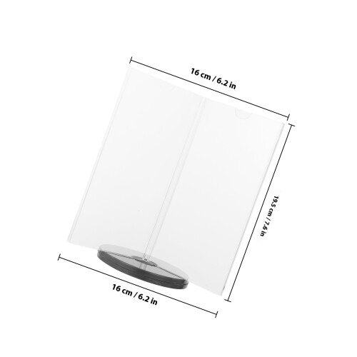 Menu Holder Desktop Display Stand Tabletop Sign Holder Vertical 1