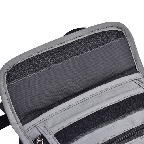 Grau Multifunktionale Reise-Passhülle mit RFID-Block, 21*15,5 cm 2