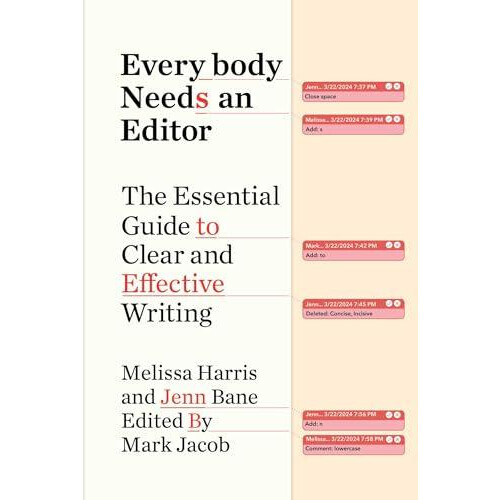 Everybody Needs an Editor by Jenn Bane Hardcover Book