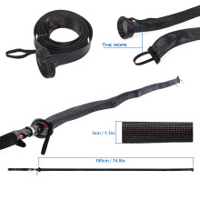 Fishing Rod Sleeve 190cm Spinning & Casting Sea Fishing Pole Cover