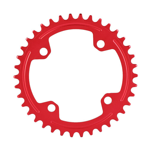 Red 38T MTB Chain Ring 104BCD - Easy Install & Long-lasting Use