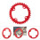 Red 38T MTB Chain Ring 104BCD - Easy Install & Long-lasting Use 9