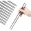 Μεταλλικά chopsticks κατάλληλα για πλυντήριο πιάτων, ελαφριά επαναχρησιμοποιήσιμα 4