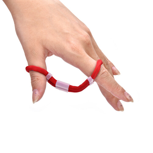 Elastic Red Adjustable Fingersling for Recurve Bow - Comfortable Fit 1