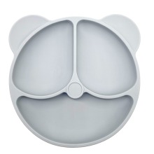 Piatti con ventosa per bambini, colori vivaci, progettati per i bambini in crescita, ventose PrepGrip, 100% silicone, antiscivolo e con forte