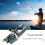 Durable Plastic Folding Fish Rod with Reel & Tackle Compartment Light Weight 6