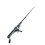 Durable Plastic Folding Fish Rod with Reel & Tackle Compartment Light Weight 7