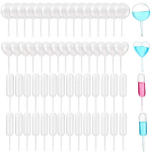 Elintarvikelaatuinen minimakuinjektori, 200 kpl helppokäyttöisiä myrkyttömiä cupcake-pipettejä infuusioon, kertakäyttöinen nesteinjektori
