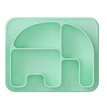 Piatti in silicone infrangibili per bambini, a forma di simpatici animali, dai colori vivaci, progettati per un'alimentazione sicura e divertente,