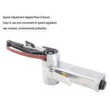 10mm Pneumatic Air Belt Sander Polisher 16,000RPM, Silver & Black