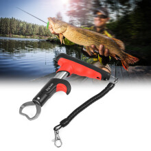 Mini Fish Lip Grabber Grip with 55LB Digital Scale, 15.5cm Black
