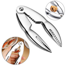 Mehrzweck-Krabben- und Hummerknacker aus Zinklegierung, robuster Nussknacker mit gezahnten Zähnen und rutschfestem, ergonomischem Griff.