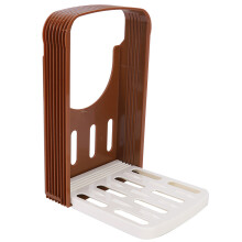 Affettatrice perfetta, affettatrice per pane pieghevole con spessore regolabile, design antiscivolo compatto per riporre facilmente lo strumento da