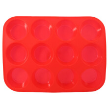 Müheloses Backerlebnis, wiederverwendbare Silikon-Muffinform für 12 Mulden, multifunktionales Backblech für kulinarische Kreativität