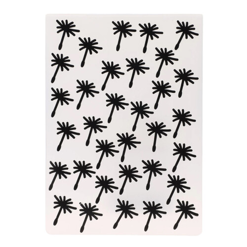 Θέμα σιλουέτας φυτών για ημερολόγιο λευκωμάτων, δημιουργικά στολίδια με υλικό