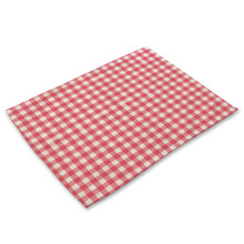 Suporte para tigela de sopa próprio para micro-ondas, design geométrico em algodão e linho para uso diário, design requintado de fábrica