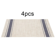 Jogo de jogos americanos antiderrapantes, resistentes ao calor e à água, duráveis e ecológicos, fáceis de limpar, com design elegante e
