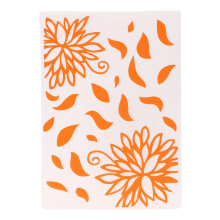 Prägefolder „Wildblumen“, benutzerfreundliches Design, vielseitige Schablone für alltägliche Bastelarbeiten, hochwertiges Silikonmaterial für