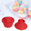 Σετ ταψιών για cupcakes, φόρμες σιλικόνης πολλαπλών λειτουργιών, ποιότητας τροφίμων, 3
