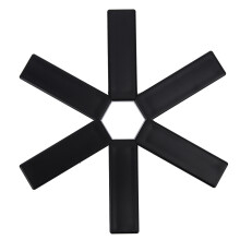 Tapete de isolamento térmico para mesa de cozinha, dobrável, resistente a altas temperaturas, com design antiderrapante, para proteção da mesa.