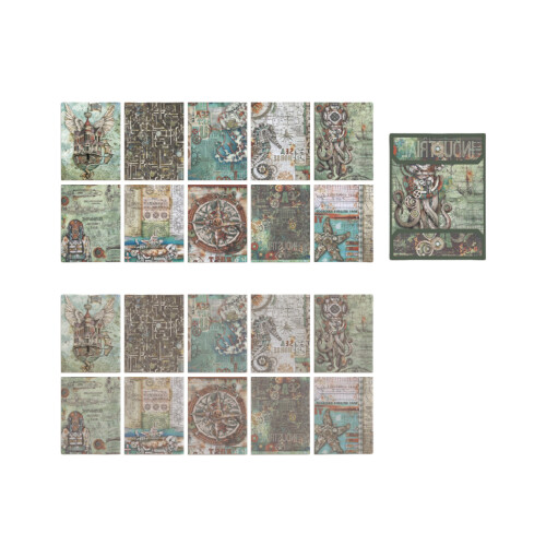 20 Sheets Scrapbooking Paper Decorative Retrp Aesthetic-4