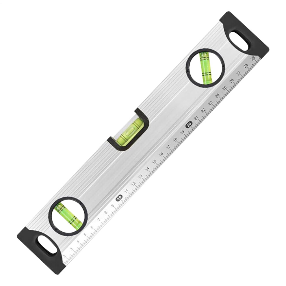 Spirit Level Carpenter's Level 30 Centimeter Aluminium Three Bubbles Ruler For Shelf Installation And Renovation 9067246891015
