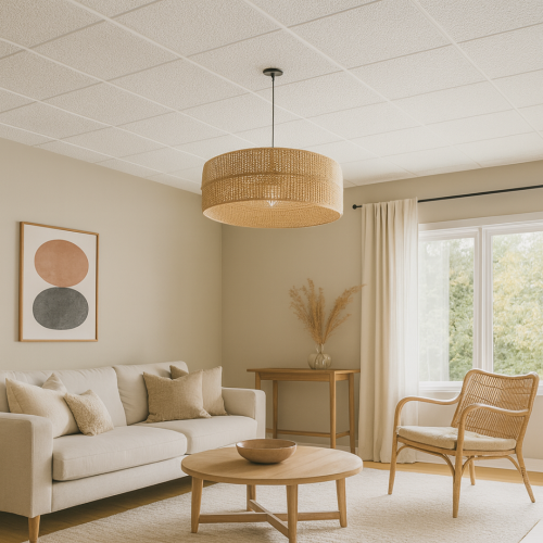 White 1: Decor Wall/Ceiling Panels 2m2 (21.52sqft) 2