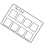 Magnetic Monthly Planner Writing Pad with Marker-SCE028 1