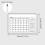 Magnetic Monthly Planner Writing Pad with Marker-SCE028 3