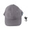 Kabelloses Bluetooth 4.2 Cap-Headset mit Mikrofon, Grau, 180 mAh 2