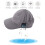 Kabelloses Bluetooth 4.2 Cap-Headset mit Mikrofon, Grau, 180 mAh 10